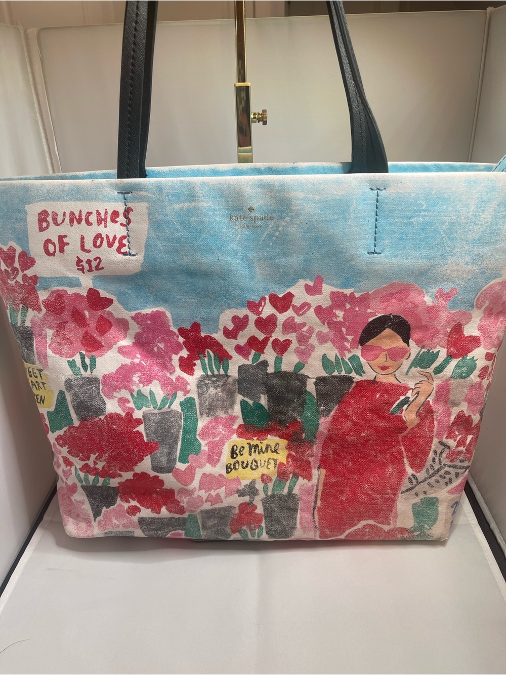 Kate Spade New York Hallie tote from the "Be Mine Rose Market" collection